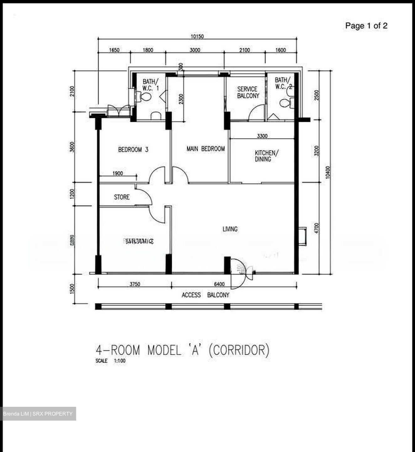 Blk 837 Hougang Central (Hougang), HDB 4 Rooms #619671371